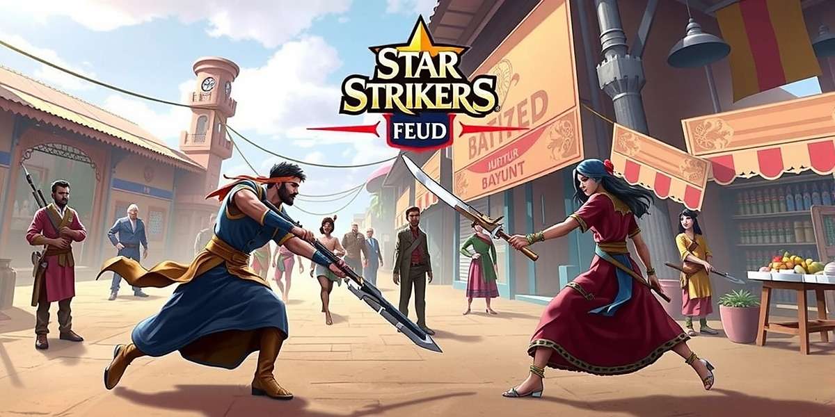 Star Anise Strikers Feud - Spice War mode Star Anise Strikers Feud 5v5 battle in progress at a marketplace inspired by Indian bazaars