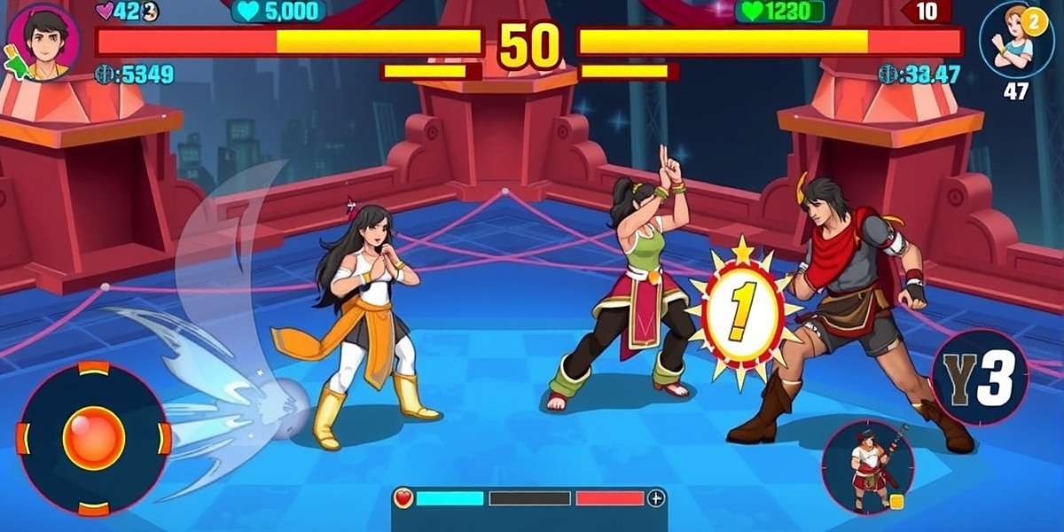 Star Anise Strikers Feud - Team combat action Star Anise Strikers Feud game screenshot showing team combat with Indian-inspired characters in a vibrant arena